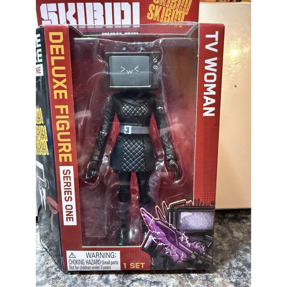 SKIBIDI TOILET TV 6" DELUXE FIGURE TV WOMAN - Picture 10 of 10